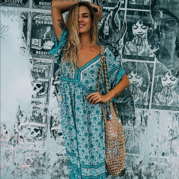 Spell Dresses & Skirts - Spell Kombi folk maxi dress